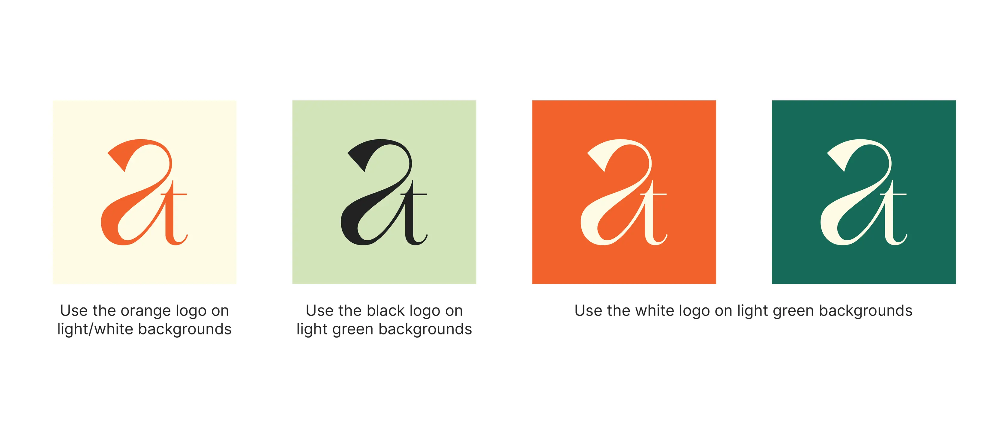 How to use the logo on differently colored backgrounds